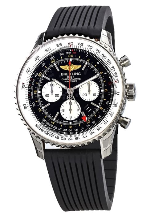 breitling navitimer rubber strap